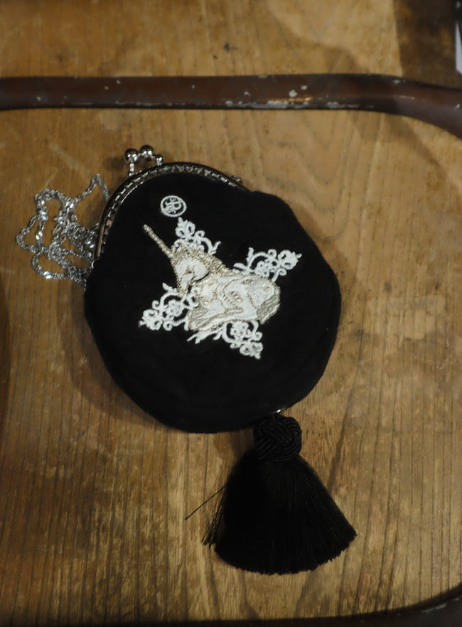 獨角獸流蘇口金小包 Unicorn Clasp