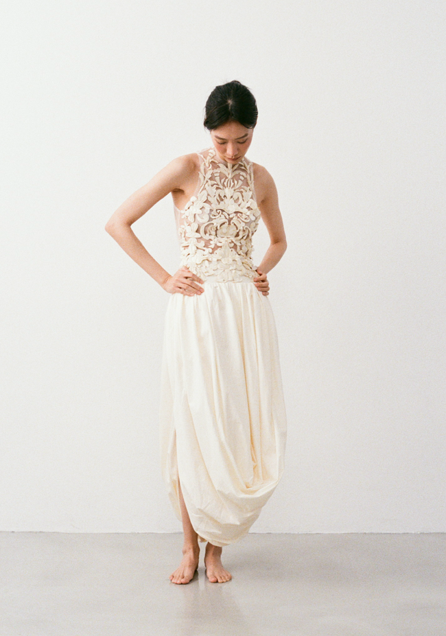 花苞垂墜澎裙 BUD DRAPE SKIRT