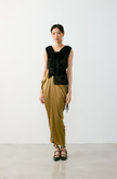 絨絲綁帶羅馬洋裝 VELVET SILK ROMAN DRESS