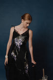 迷霧紫藤印花單羅馬洋裝 WISTERIA PRINT DRESS
