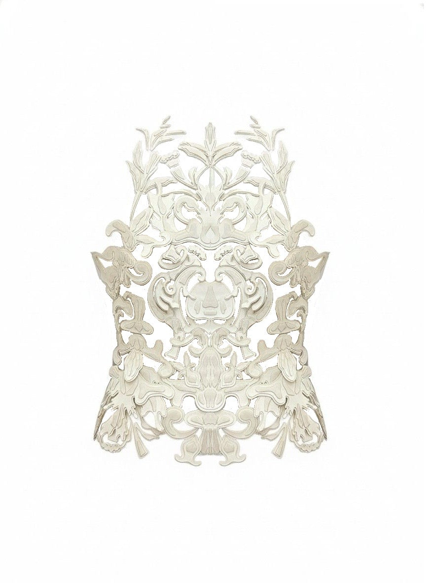 浮雕香水皮革手工上衣 LEATHER COUTURE TOP