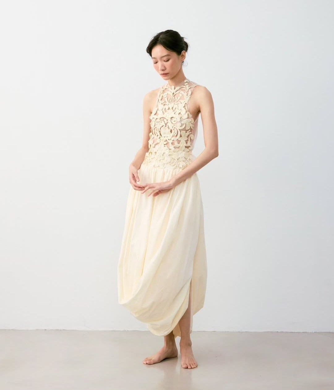 浮雕香水皮革手工上衣 LEATHER COUTURE TOP