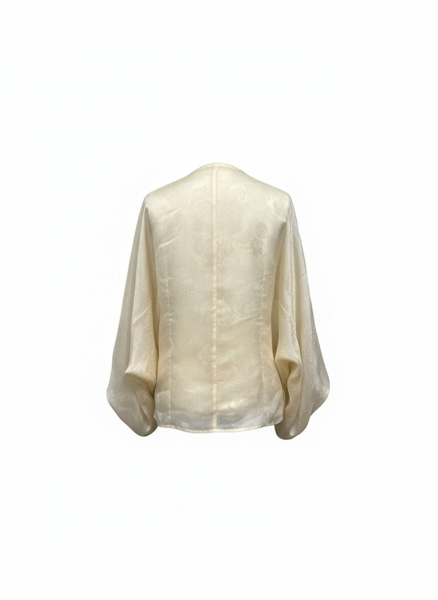 溫蘿紗褶皺襯衫 Silk Drape Blouse