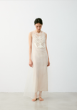 氈紋立領透洋裝 WOOL PATTERN DRESS