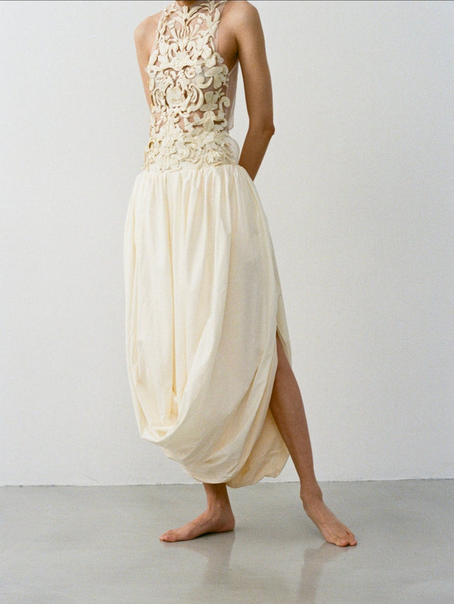 花苞垂墜澎裙 BUD DRAPE SKIRT