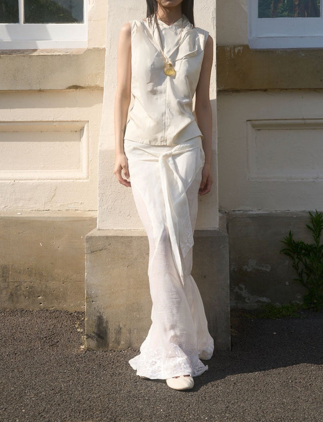 谷百合繞頸上衣 White Lady's Tears Top