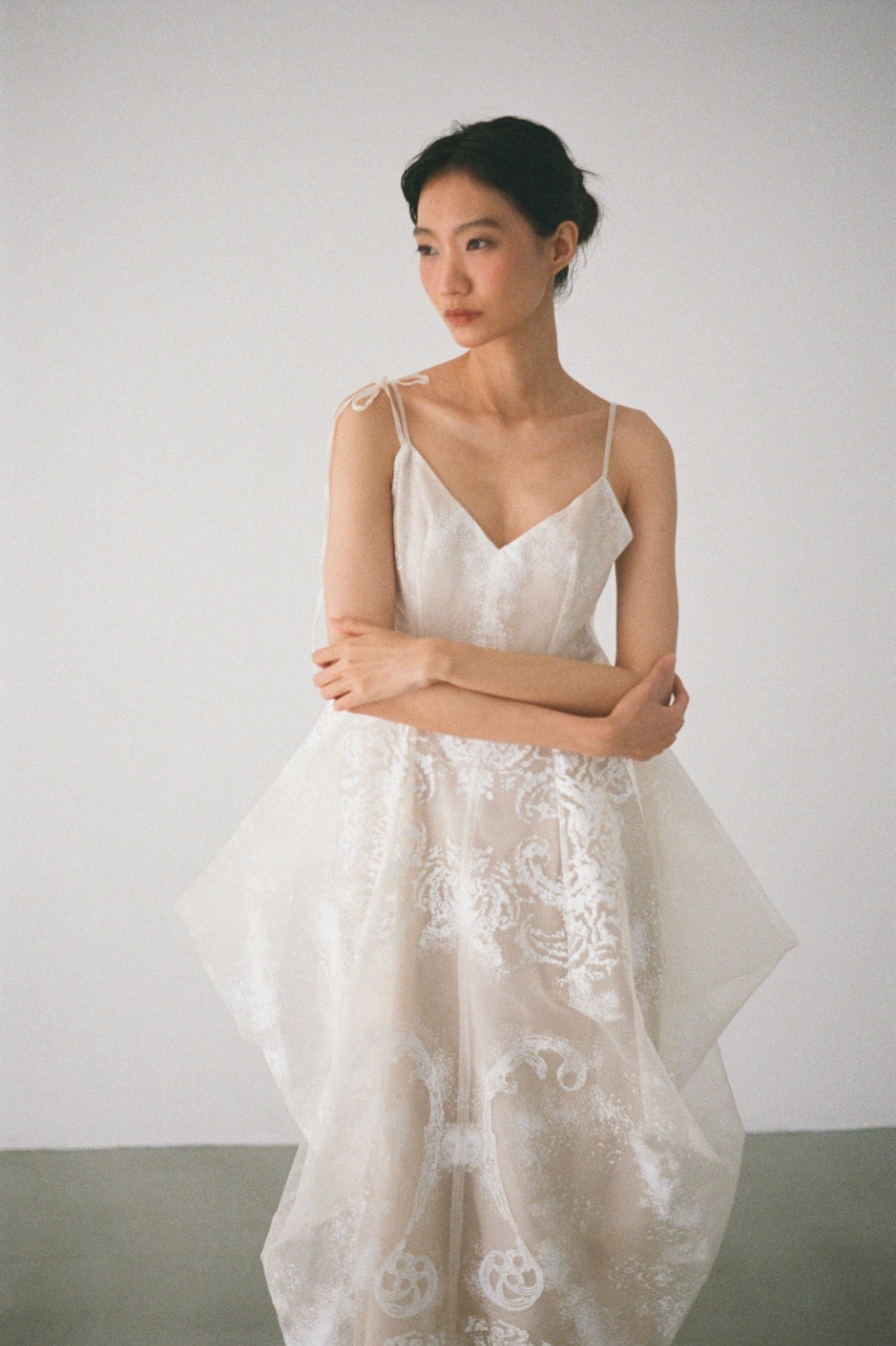 香水拓印細肩羅馬洋裝 PERFUME MEMORY STRAP ROMAN DRESS