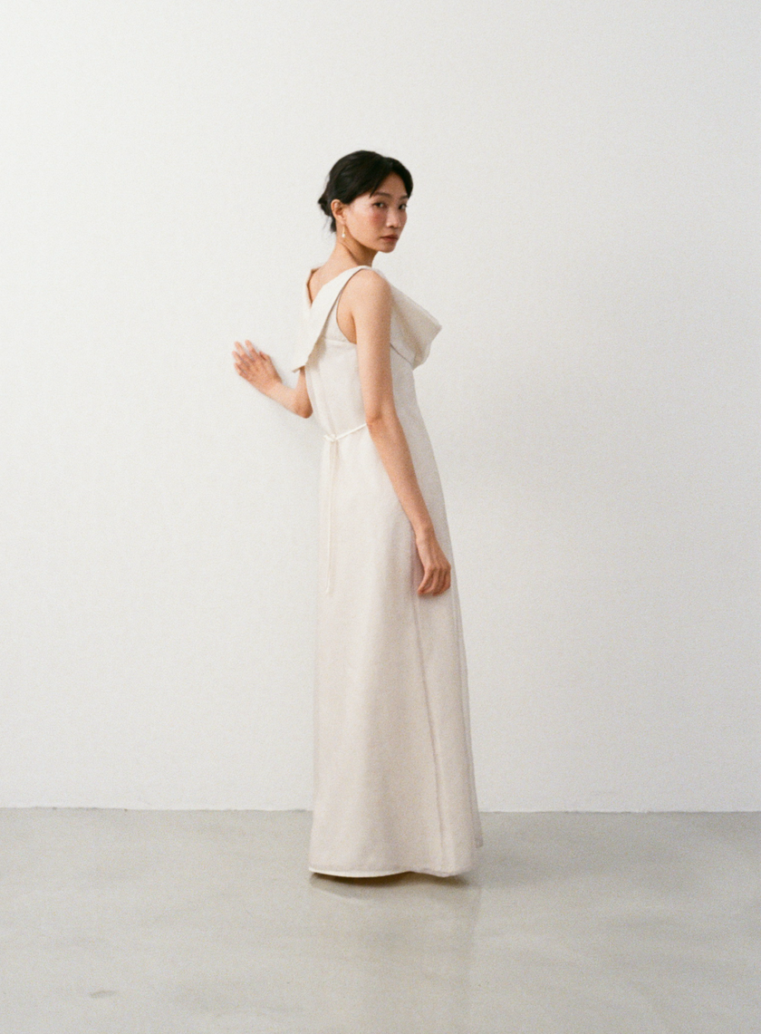 霧層次斗篷洋裝 MIST CAPE DRESS
