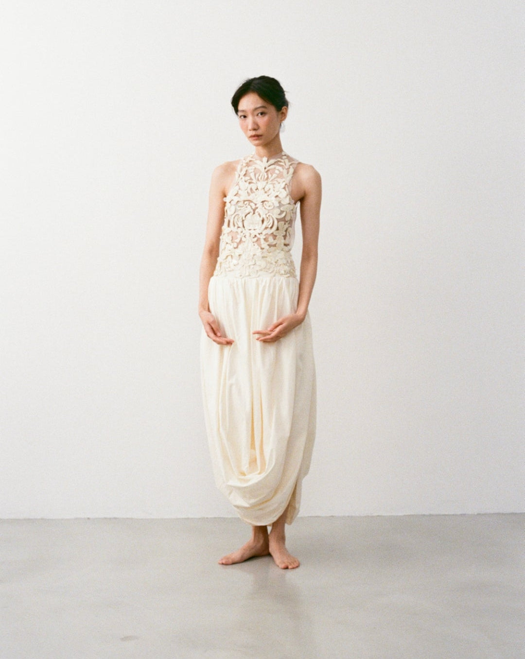 浮雕香水皮革手工上衣 LEATHER COUTURE TOP